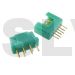 Q-C-0012  Quantum Multiplex MPX Connector Green Male and Female  